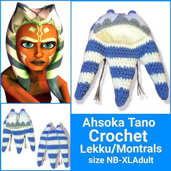 Ahsoka Tano Inspired Wig Disney Hat Star Wars Togruta Etsy