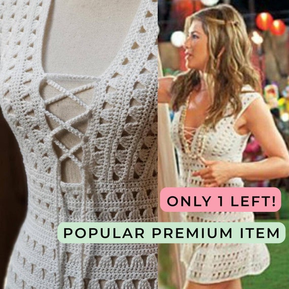 jennifer aniston crochet dress pattern from the movie It is made of sale_price Carolina Herrera RTW Spring Color:Pink Tile easy crochet dress pattern diagram