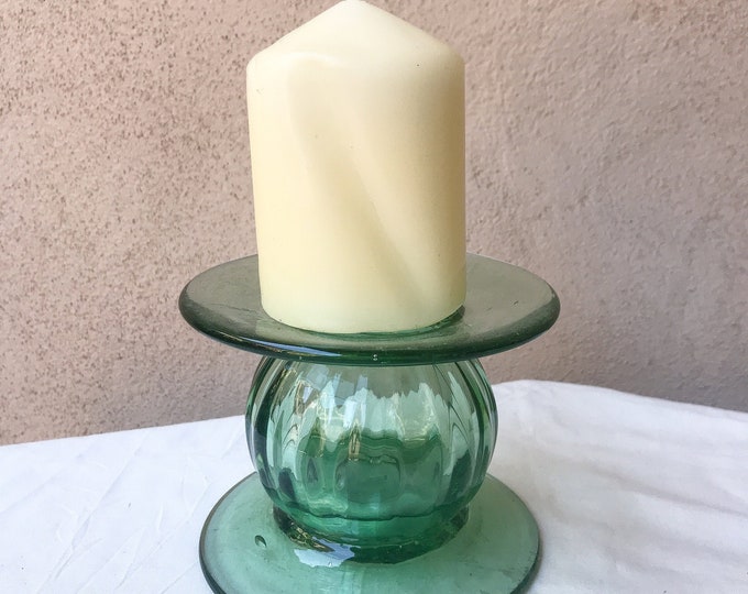 Jade Green candle pillar