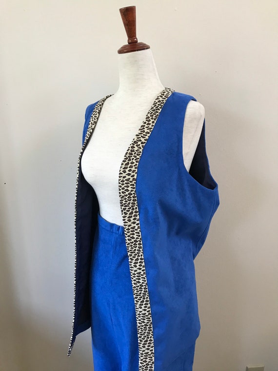 70’s Leopard Vest Suit - image 1