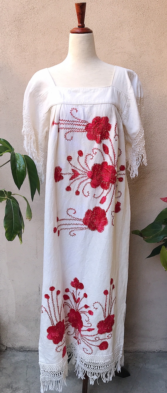 70’s Embroidered Maxi