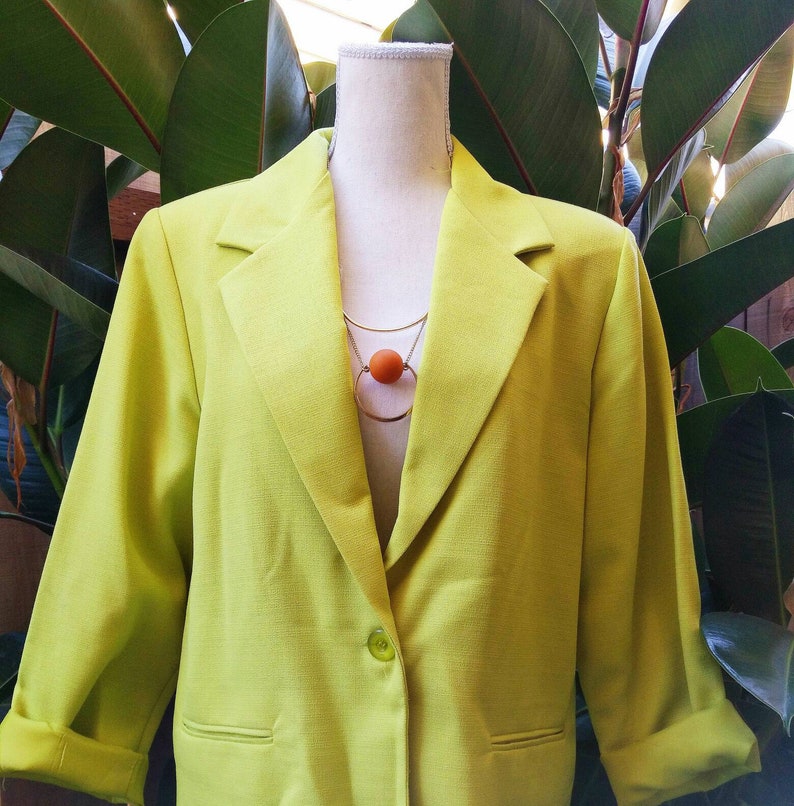 BFA Classics chartreuse blazer