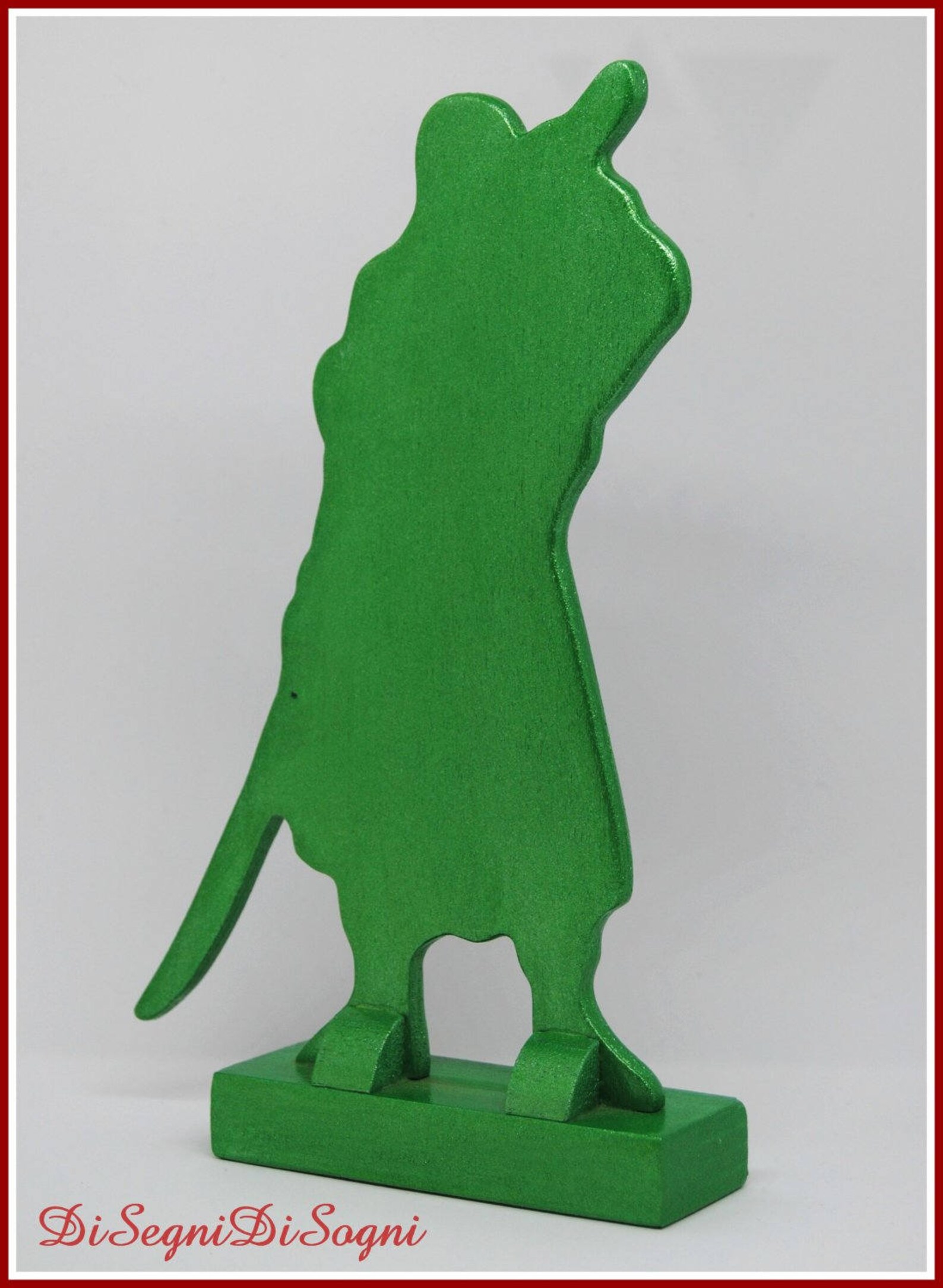 Figure en bois découpée et peinte à la main Etsy