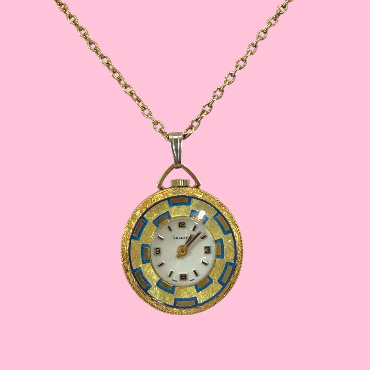 Wind up Pendant Watch - Etsy