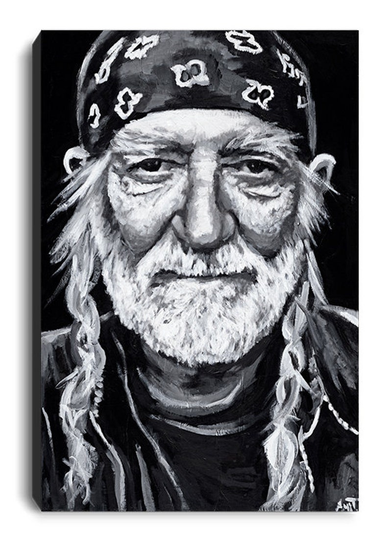 Willie Nelson Giclee Print of Original Painting Etsy