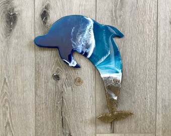 Dolphin Wall Art Etsy