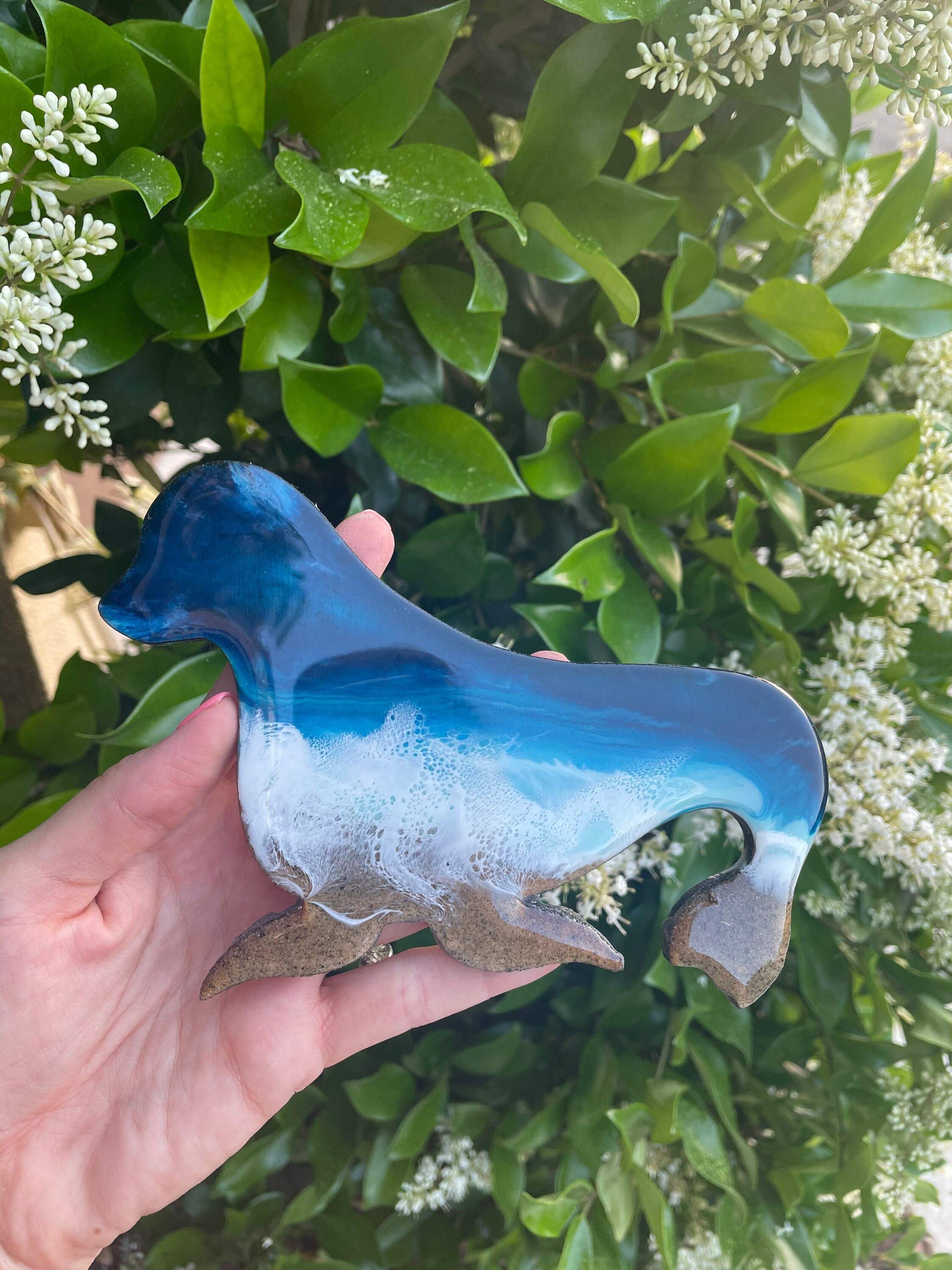 Beach Art Resin Seal Wall Decor Sea Lion Decor Ocean Art Etsy