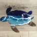 Beach Art Resin Turtle Wall Decor, Sea Turtle Decor, Ocean Art Kid's Room Wall Art, Beach Home Decor, Beach Lover Present, Hawaii Art 