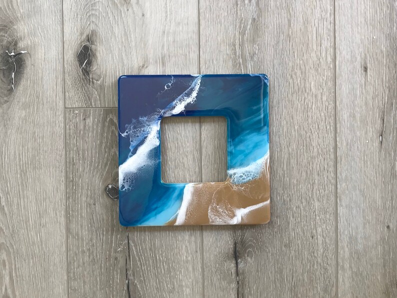 Photo Frame Resin Beach Art Picture Frame Beach Love Wall Etsy