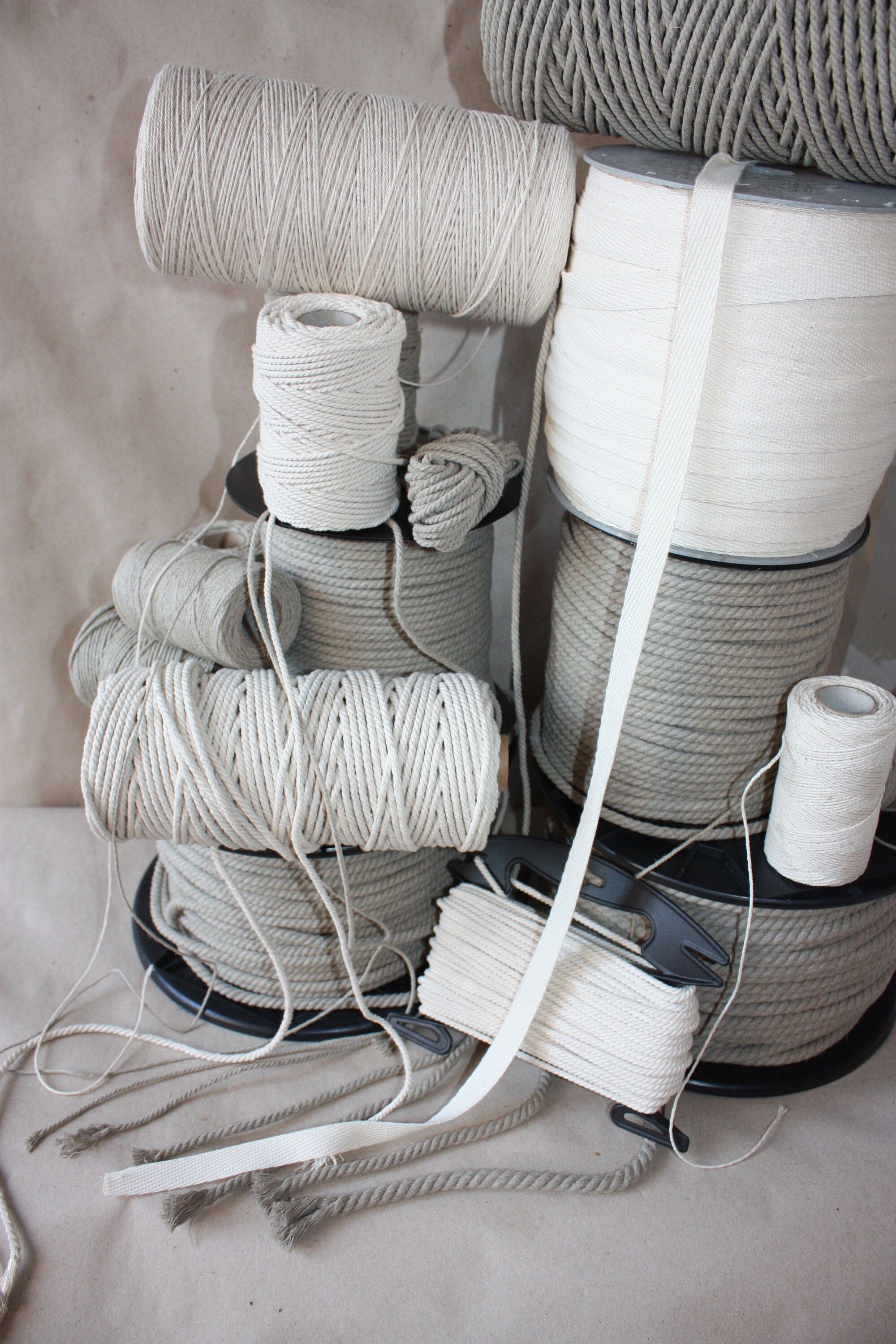 6 mm 15/64 Elegant Linen Rope 4 Yards Linen Cord Etsy