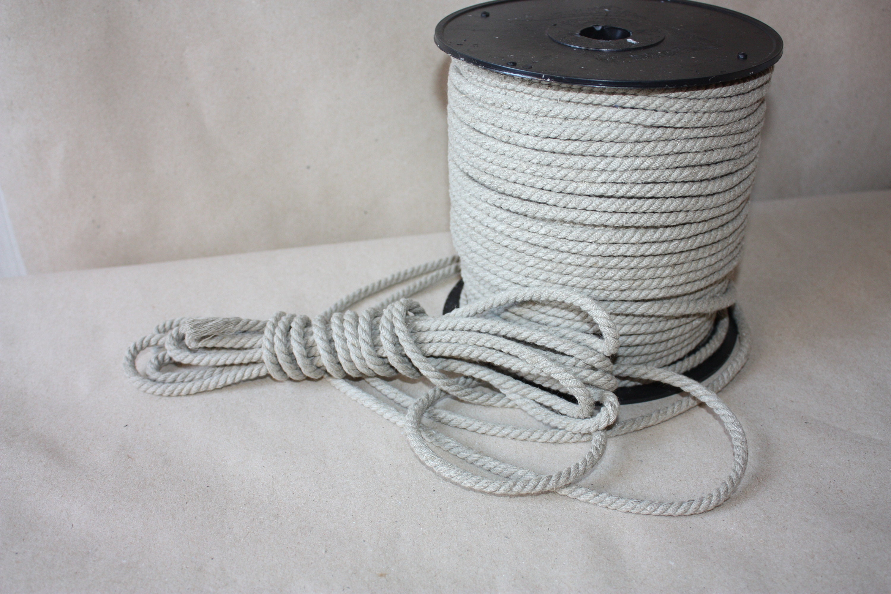 6 mm 15/64 Elegant Linen Rope 4 Yards Linen Cord Etsy