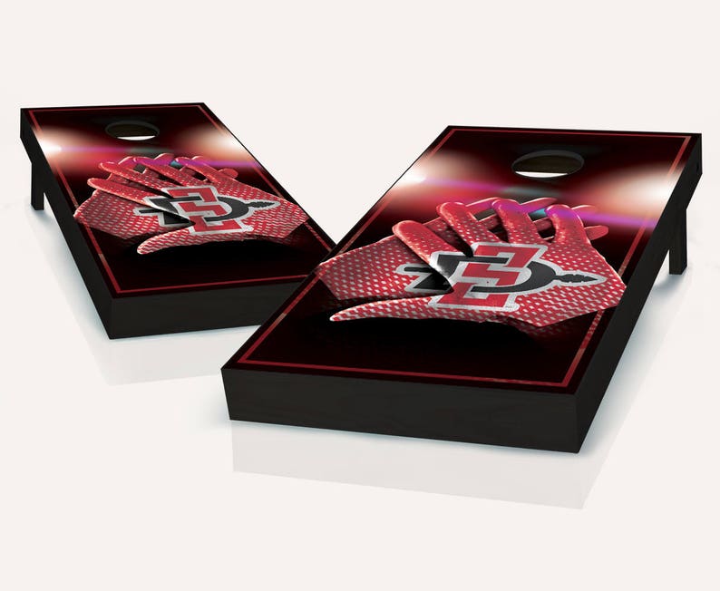 San Diego State Aztecs Gloves Cornhole Set with Bags