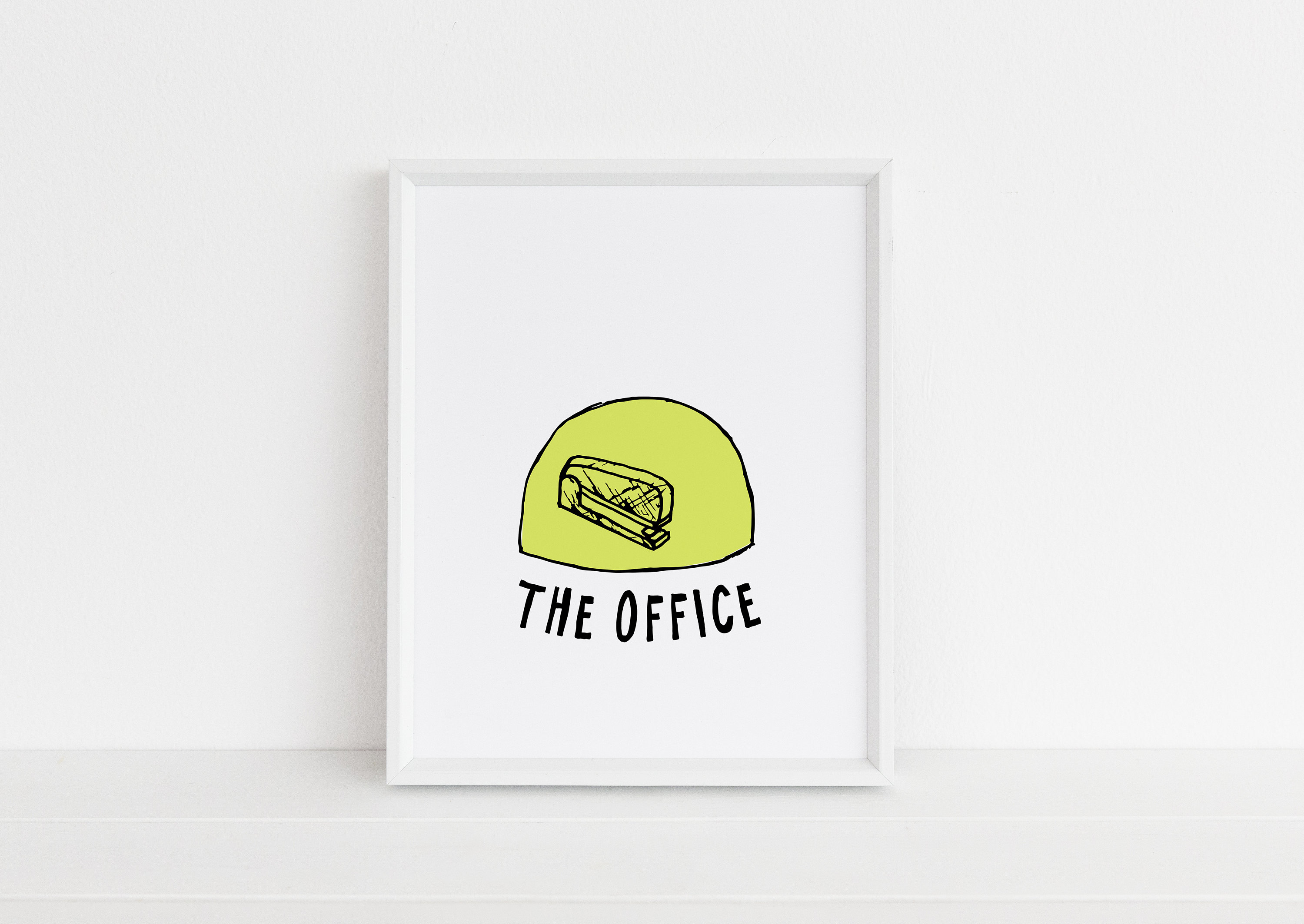 Jim Put My Stapler In Jello Again // The Office Wall Art // Etsy