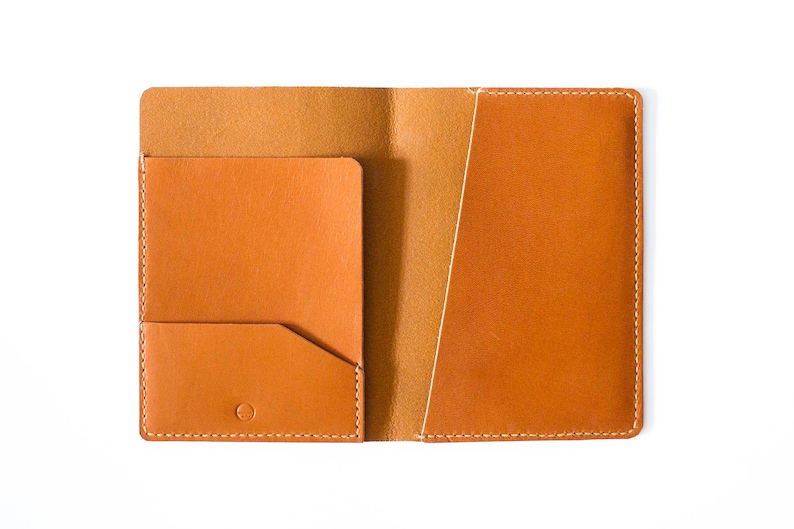 Passport Case, Passport Holder, Passport Sleeve, Leather Passport Case, Leather Passport Holder, Leather Passport Sleeve, Travel Wallet Tan image 4