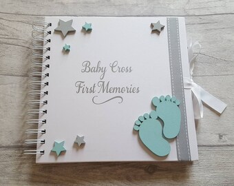 personalised baby memory book