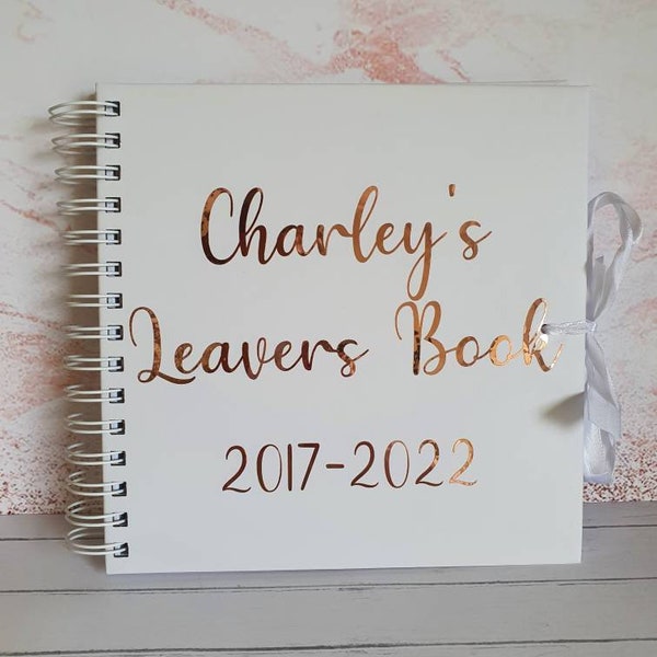 School Leavers Book Etsy UK