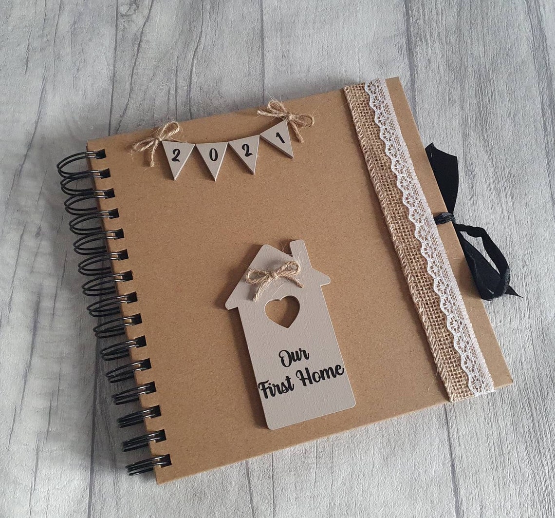 New Home Scrapbook Home Renovation Scrapbook House Warming Etsy