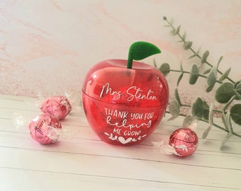 Personalised Teacher Gift - Fillable Apple