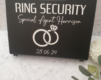 Personalised Ring Security Box - Wedding Accessories