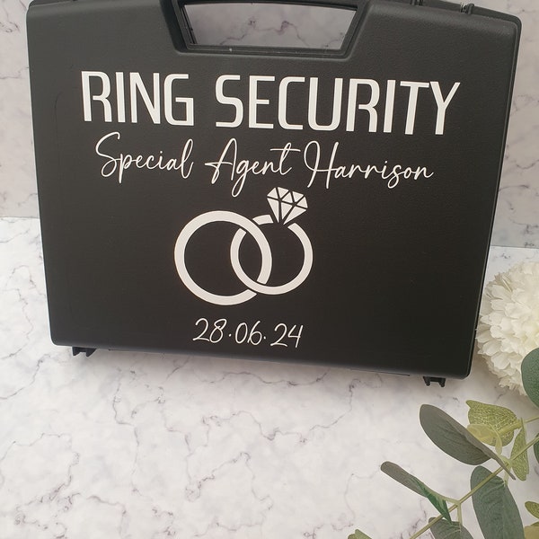 Personalised Ring Security Box - Wedding Accessories