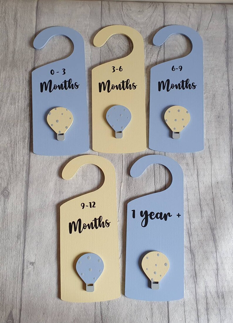 Baby Wardrobe Dividers Set of 5 Nursery Decor Elephants Etsy UK
