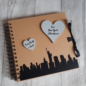 Italy Memory Book - New York Memory Book - Personalised Holiday Scrapbook