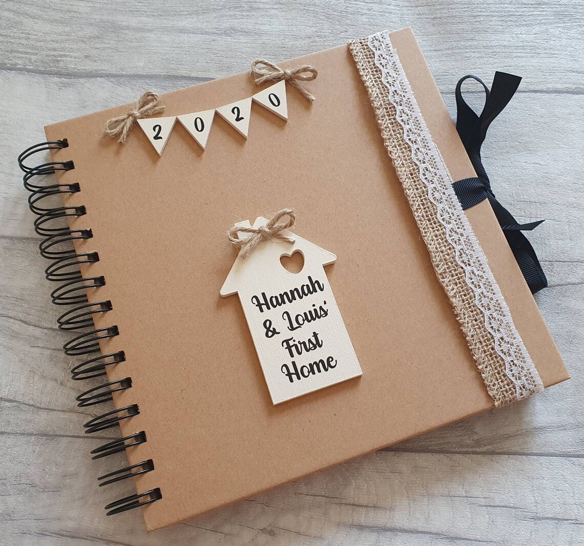 New Home Scrapbook Home Renovation Scrapbook House Warming Etsy