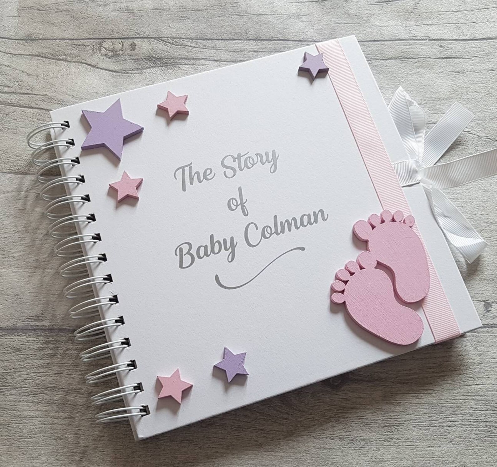 Baby's First Memories Personalised Scrapbook | Etsy