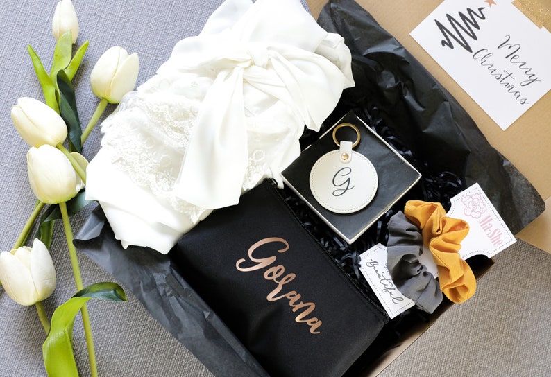 Luxury gift hamper for her gift basket with Robe Gift box Etsy