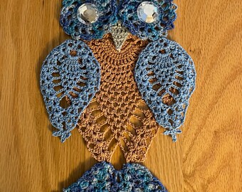 Crochet Owl Wall Hanging - Etsy