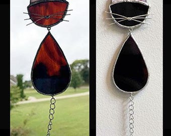Stained Glass Cats - Dangle Cats