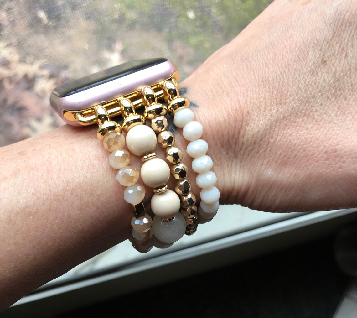 Beaded Apple Watch Band 38mm 40mm 42mm 44mm Apple Watch Series Etsy