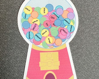 Machine à boules de gomme pour maladie mentale (autocollant)