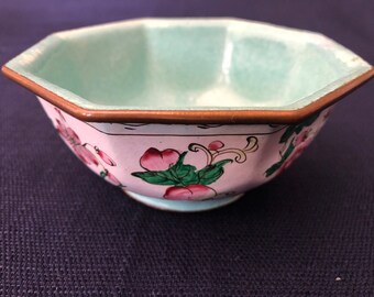 Early Chinese enamel Floral Bowls