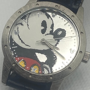 Mickey Mouse Watch Limited Edition Rare Vintage - Unisex