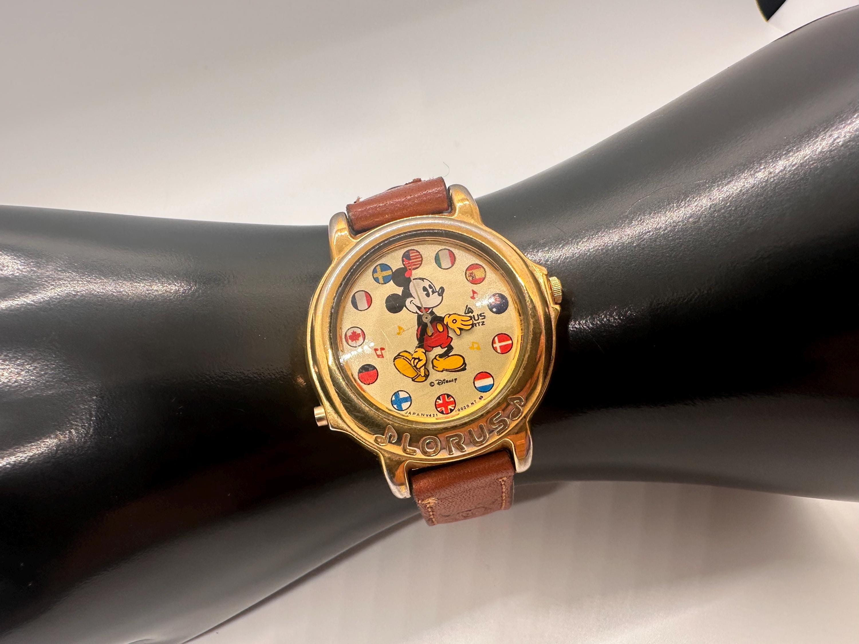 Vintage Musical Mickey Mouse Watch- International Flags, by  display picture 2
