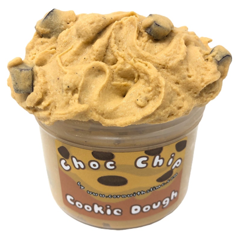 Chocolate Chip Cookie Dough Slime Scented Etsy
