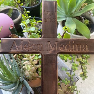 Memorial Wood Cross Personalized for Your Loved One - Etsy
