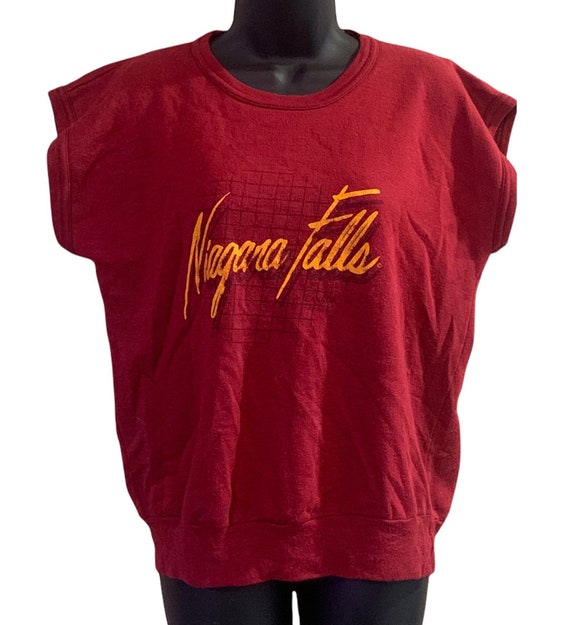 Vintage Niagara Falls Canada Sleeveless Sweatshirt