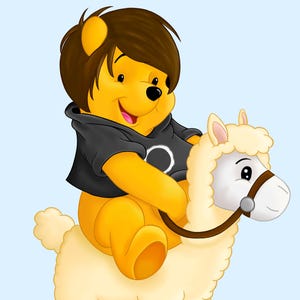 A5 Dan Pooh Bear Print
