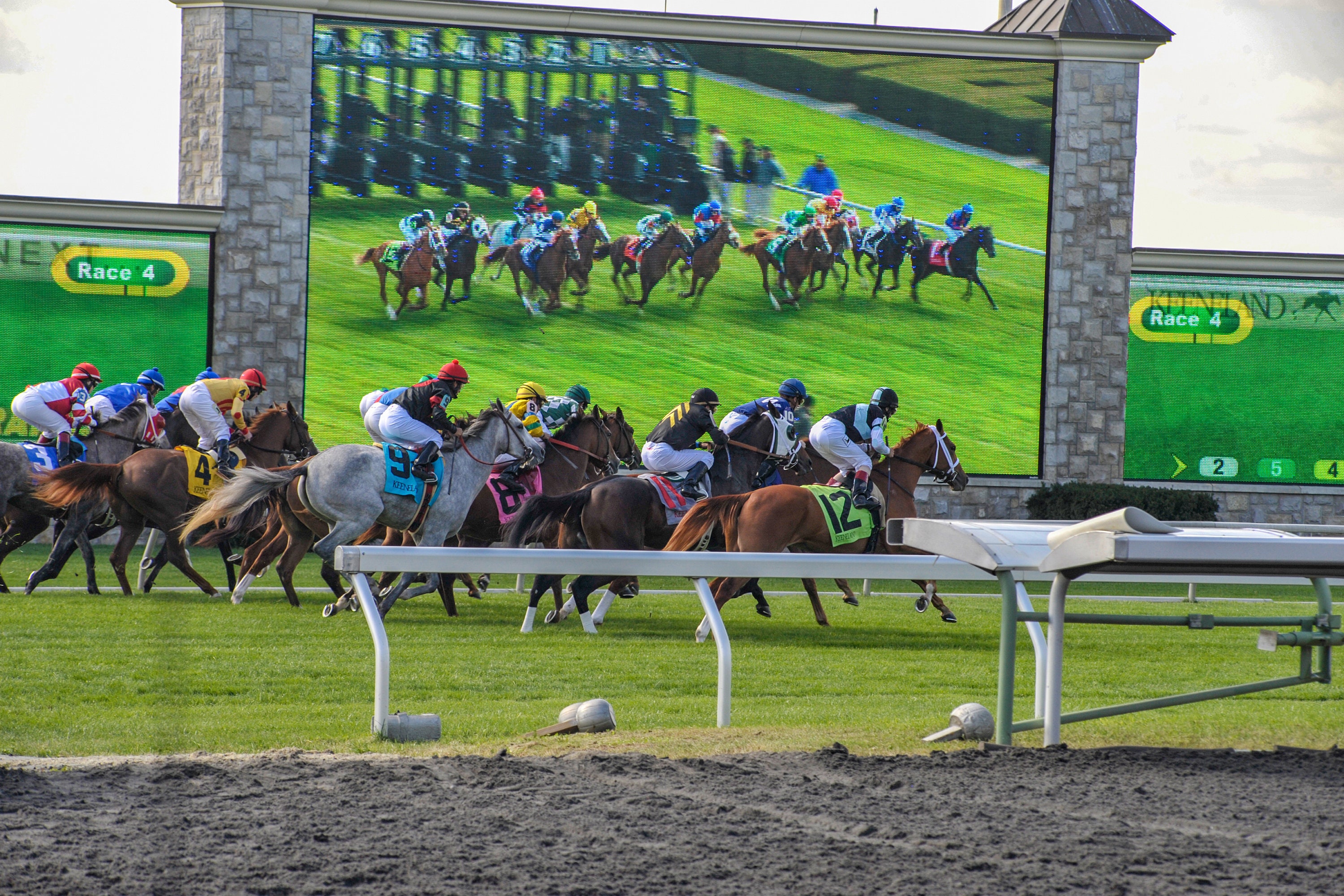 Keeneland Race Track Kentucky Horse Racing Turf Racing Etsy