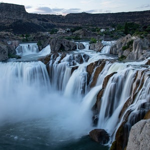 Shoshone Falls, Idaho, waterfall, landscape, flowing water, Shoshone falls print, waterfall print, Shoshone photo, Shoshone art, Shoshone