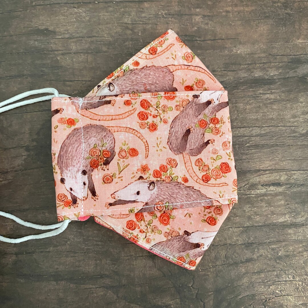 Opossum Origami FACE Maskwashable Face Maskreusable Etsy