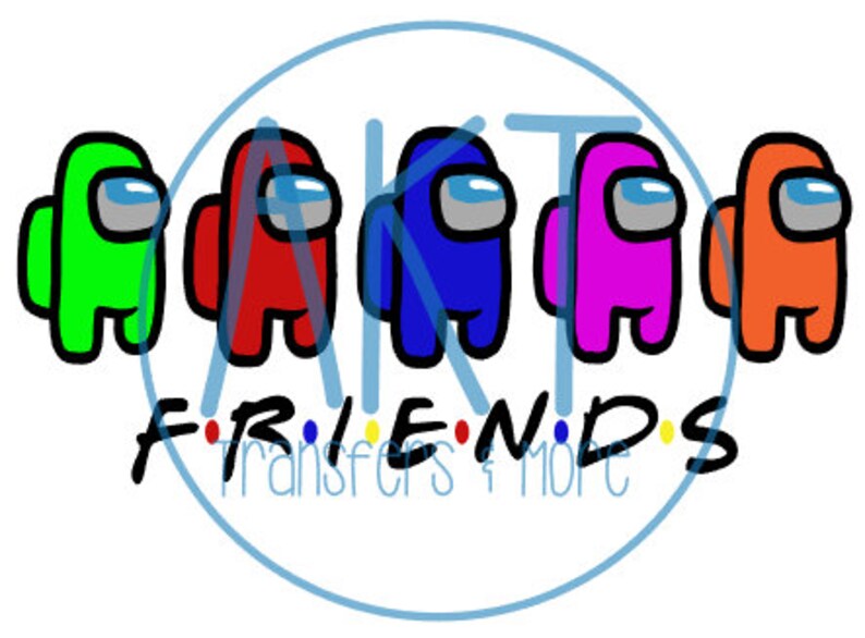 Among Us Friends SVG PNG Digital Download | Etsy