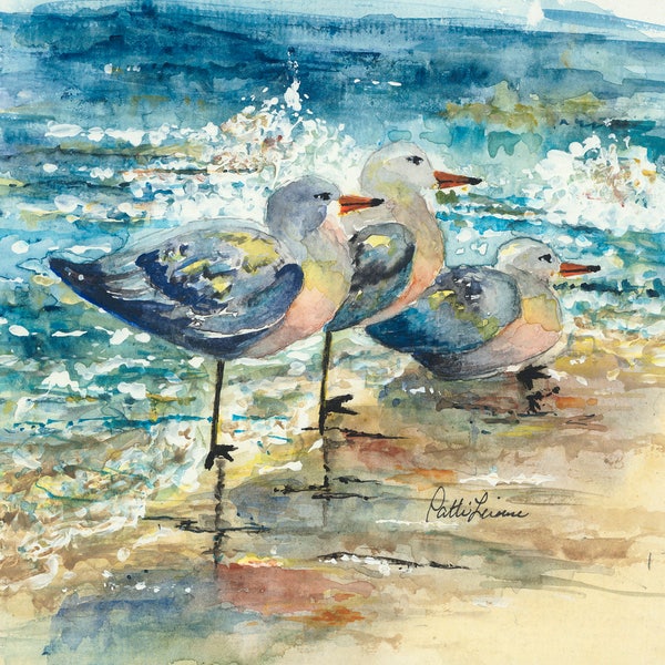 Three Shorebirds