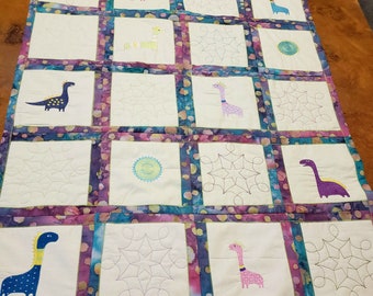 Baby Dino Quilt