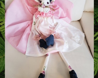 Shabby Rabbit Doll