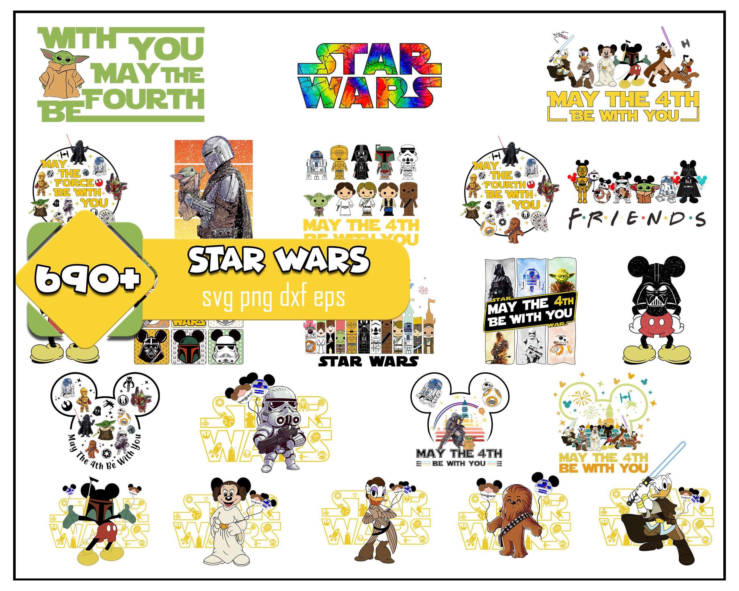 Star Wars Svg, Starwars Svg Bundle, Layered, Star Wars Png, Svg Files
