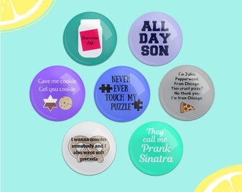 Jessica Day Pinback Buttons