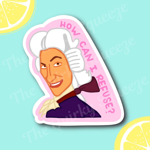 Princess and the Pauper Waterproof Vinyl Sticker| Preminger Sticker| How Can I Refuse Sticker